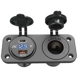 INORCO 12v USB Type-c in Qc3.0 avtomobilska vrata USB, izhodna vtinica za polnilnik, polnilna vrata, zdruljiva z avtomobilskimi pomorskimi olni Usb C+(adq, (21981990) Cene