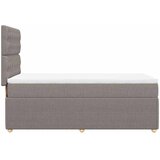  Krevet s oprugama i madracem smeđesivi 80x200 cm od tkanine | shoptok.hr