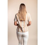 Fenzy Črtasta Srajca S Kratkimi Rokavi, Oranžna | Shoptok.si