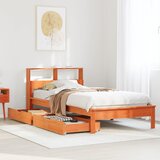 vidaXL Krevet s regalom za knjige bez madraca 90 x 190 cm od borovine Cijene