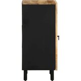 vidaXL Komoda 40x33,5x75 cm trden robusten mangov les in kovina | Shoptok.si