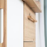 Roba Bela/v naravni barvi otroška komoda v hrastovem dekorju s previjalnim pultom 118x103x79 cm Lion – | Shoptok.si