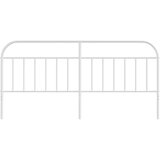 vidaXL Kovinsko vzglavje belo 200 cm | Shoptok.si