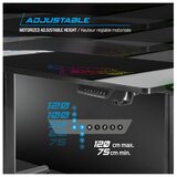 Spirit Of Gamer igralna miza - headquarter 800 (mdf plošča, kovinske noge, črna, rgb led osvetlitev ozadja, 140 x 60 x 1,6 cm) | Shoptok.si