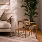 Hanah home set od 2 umetnutih stočića ren 2, orah | Eponuda.com