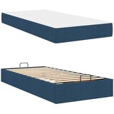  Okvir kreveta s madracem 2 pcs Plava tkanina | Eponuda.com