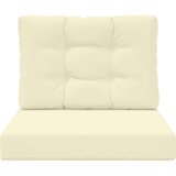  Zunanja blazina za kavč 2 pcs krema Poliester, (5000202525) | Shoptok.si