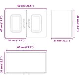  Kuhinjski element Kalmar Dimljeni oreh 60 x 31 x 40 cm, (5000131322) | Shoptok.si