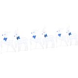 vidaXL LED jelene 6 pcs Bela blago, (5000075060) | Shoptok.si