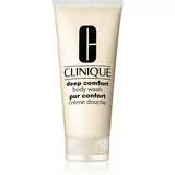 Clinique Deep Comfort™ Body Wash nežna krema za prhanje za vse tipe kože 200 ml