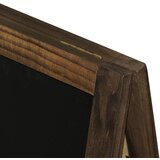  Lesena A-tabla za pisanje s kredo za gostinstvo L 118x61 cm | Shoptok.si