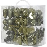 Decoris Novogodišnji ukrasi za jelku sa zvezdom/ set 60/1 zelena | ePonuda.com