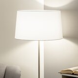  Brilagi - LED stojeća lampa CERIA 1xE27/40W/230V Ø 45 cm bela/mat hrom | Eponuda.com