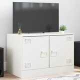 vidaXL TV omarica bela 67x39x44 cm jeklo Cene