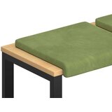  Jastučić za klupu 2 kom. Baršun Svijetlo zelena Dubina 35 cm | shoptok.hr