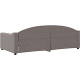 Raztegljiva postelja taupe 100x200 cm blago, (20792373) | Shoptok.si