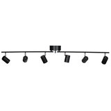  ByRydens 4202100-4002 - Spot svetiljka CORRECT 6xGU10/7W/230V crna | Eponuda.com