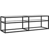 TV ormarić prozirni 140 x 40 x 40,5 cm od kaljenog stakla | shoptok.hr