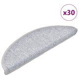  Prostirke za stepenice 30 kom 56x17x3 cm svijetlo sive poluokrugle | shoptok.hr