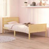  Posteljni okvir iz trdne borovine 100x200 cm, (20644393) | Shoptok.si