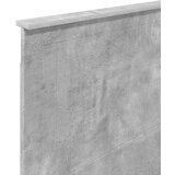  Uzglavlje s uzglavljem Betonski sivi 75 cm Konstruirano drvo | shoptok.hr