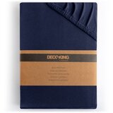 Restilo Temno modra napenjalna rjuha iz jerseyja 200x200 cm Amber – | Shoptok.si