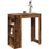 vidaXL Barski stol s stalcima boja staro drvo 102x50x103,5 cm drveni | shoptok.hr