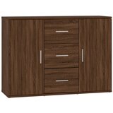 Maison Chic Komoda - Predalnik rjav hrast 91x29,5x65 cm inženirski les, (21718244) Cene