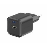 Swissten punjač za AC220, 12W, 1xUSB-C, 1xUSB-A, Smart IC, 2.4A, crni | shoptok.hr