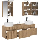 Set ormarića za kupaonicu 5 kom. Hrast artisan | shoptok.hr