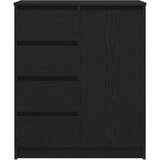  Komoda s ladicama crni hrast 71x35x84 cm konstruirano drvo | Eponuda.ba