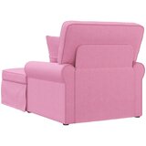  Ležaljka s suknjom s jastukom 3 pcs Ružičasta tkanina | shoptok.hr