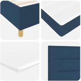  Krevetna konstrukcija s madracem Set od 2 Plava Tkanina | shoptok.hr