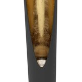 Eglo Barbotto stona lampa/1, gu10, 5w, 400lm, v395, crna/zlatna/čelik | Eponuda.com