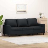  Trosjed crni 180 cm od umjetne kože | Eponuda.com