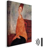  Slika - Amedeo Modigliani – Jeanne Hebuterne in a Yellow Sweater 60x90 Akustična | shoptok.hr