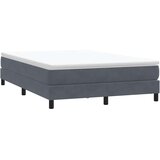 Box Spring krevet bez madracem tamno sivi 140x220 cm samt | shoptok.hr