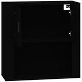  Zidni ormarić crni 80 x 33 x 80 cm od konstruiranog drva | shoptok.hr