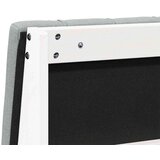  Tapecirano vzglavje Svetlo siva 75 cm Masivno borovo les, (5000109049) | Shoptok.si