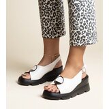 D/CEO Black sandals on a block heel Millo | Shoptok.si