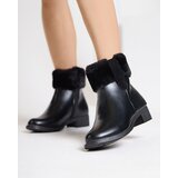Resti Black women's boots with fur Sabola- Footwear | Shoptok.si
