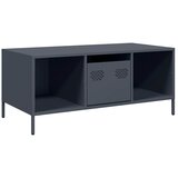 Maison Chic Klubska mizica - kavna mizica - Nizka mizica antracit 101,5x50x43,5 cm valjano jeklo, (21753906) Cene