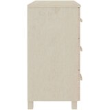 vidaXL komoda medeno rjava 90x40x80 cm trdna borovina | Shoptok.si