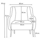 Atelier Del Sofa fotelja Revos Turquoise