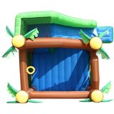 Happy Hop dvorac na napuhavanje Jungle s toboganom | shoptok.hr