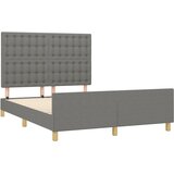 Okvir kreveta bez madraca tamnosivi 140 x 200 cm od tkanine | shoptok.hr