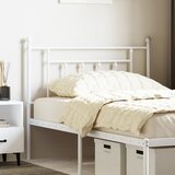 vidaXL Kovinsko vzglavje belo 107 cm Cene