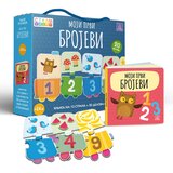 Publik Praktikum Edukativni set Moji prvi brojevi (slikovnica i puzzle) u