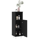 3 3-dijelni set kupaonskog namještaja od iverice crni | shoptok.hr