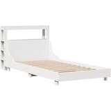 vidaXL Okvir kreveta bez madraca bijeli 90 x 190 cm masivna borovina | shoptok.hr